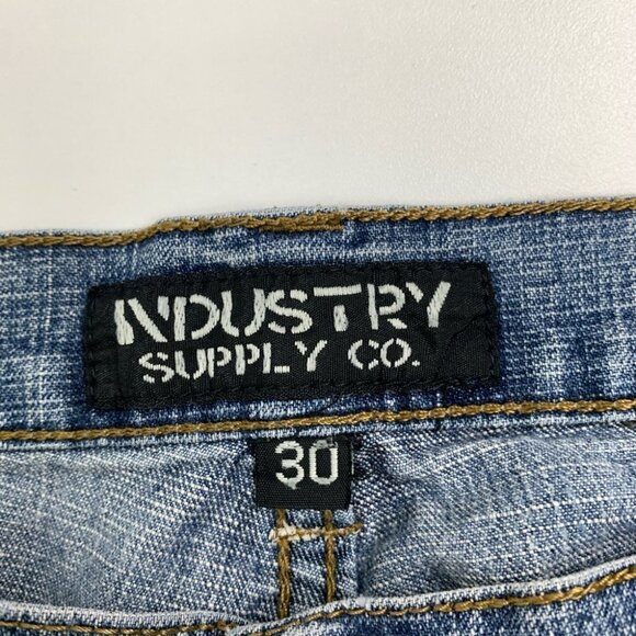 Industry Supply Co. Floral Embroidered Jeans size  30 - Picture 12 of 13